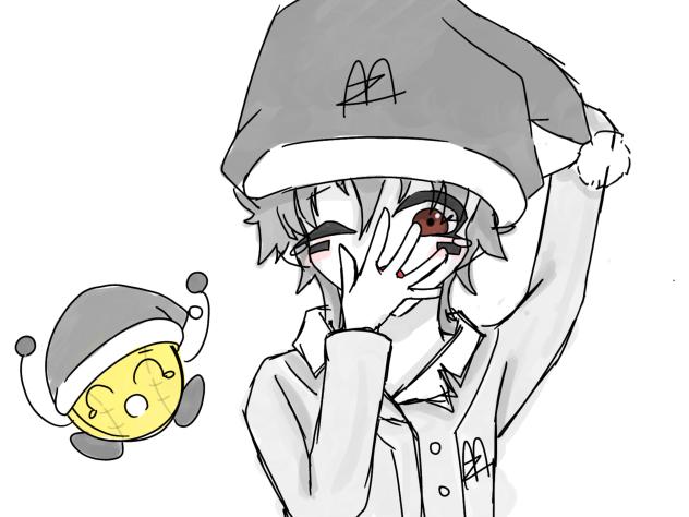 モノクロ寝巻きsha