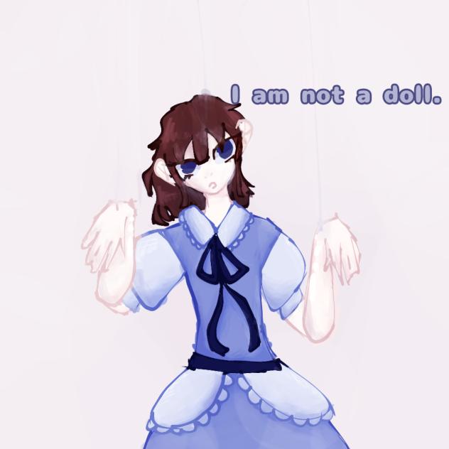 I am not a doll.