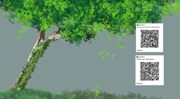 TreeTiny leaf brush (Roshaarts)