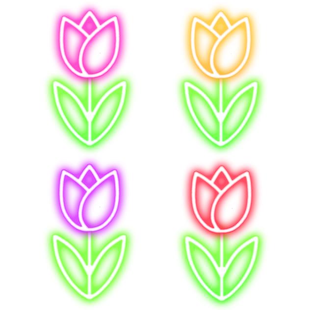 Tulip neon signs