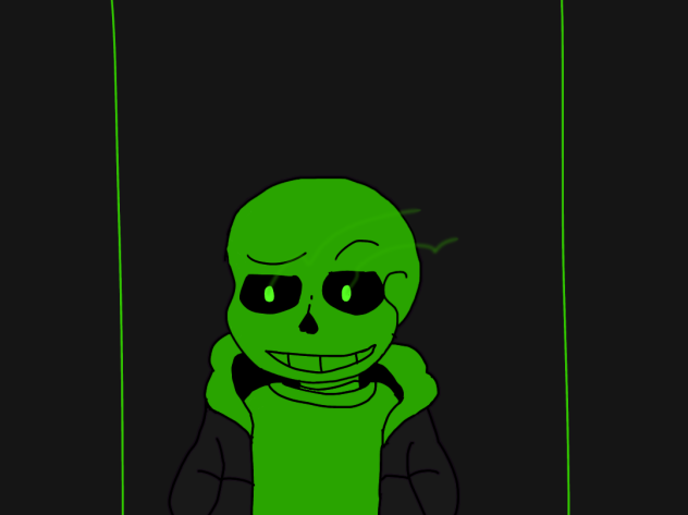 a very serious drawing