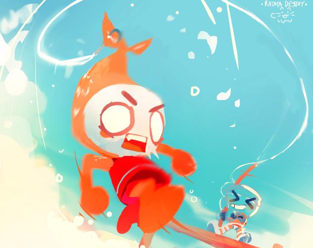 Shrimpoo and fin