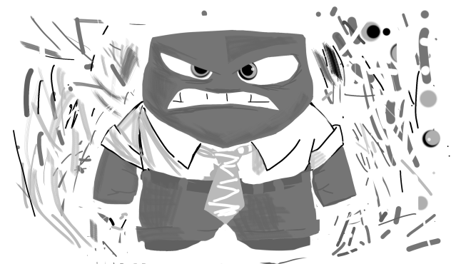 インサイドヘッド　inside out　vice versa　drawing