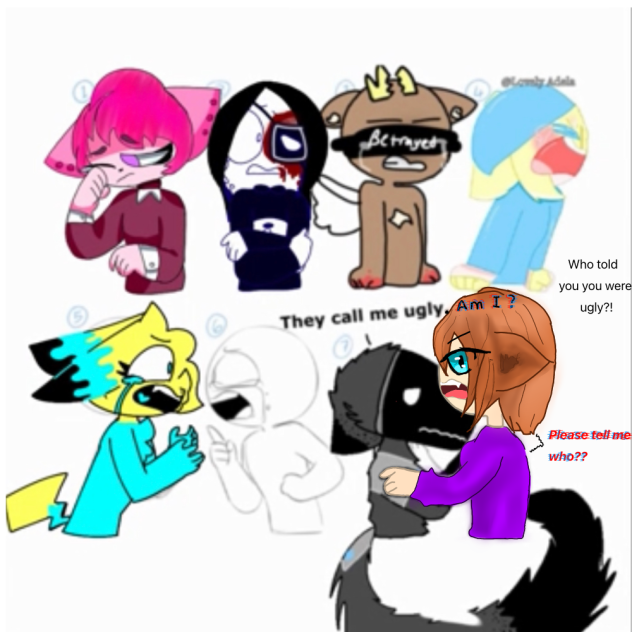 Angry,crying colabe