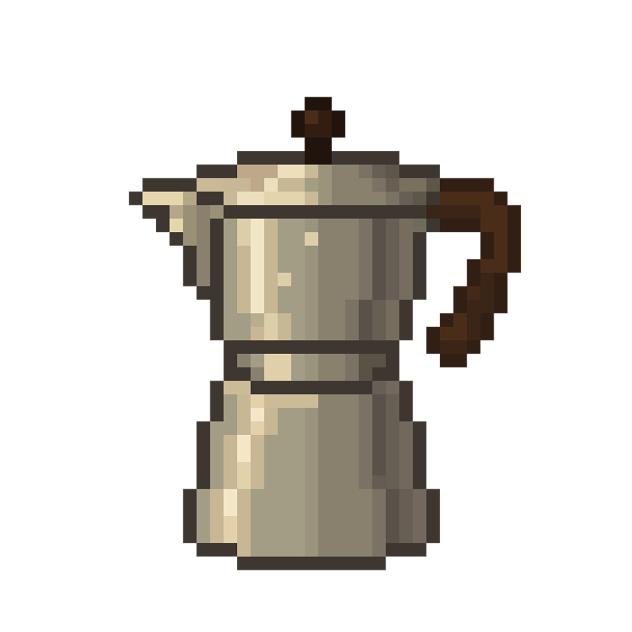 Coffee pot (pixel)