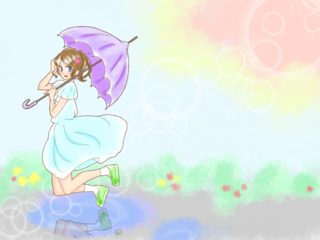 晴れの日 塗らせていただきました！