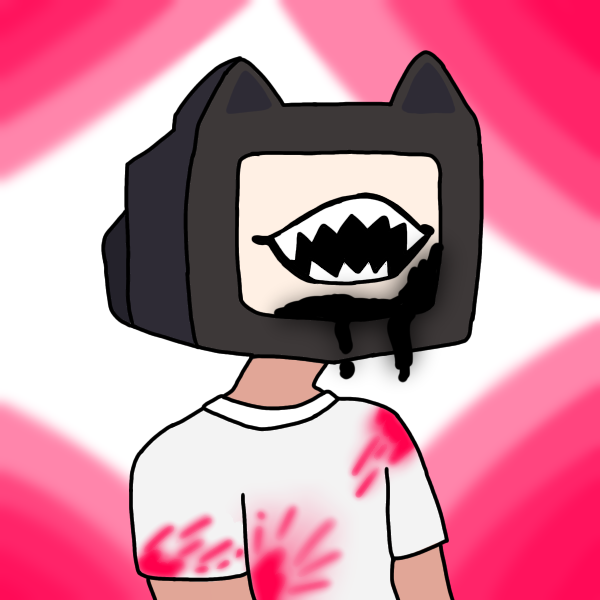 Demon tv head