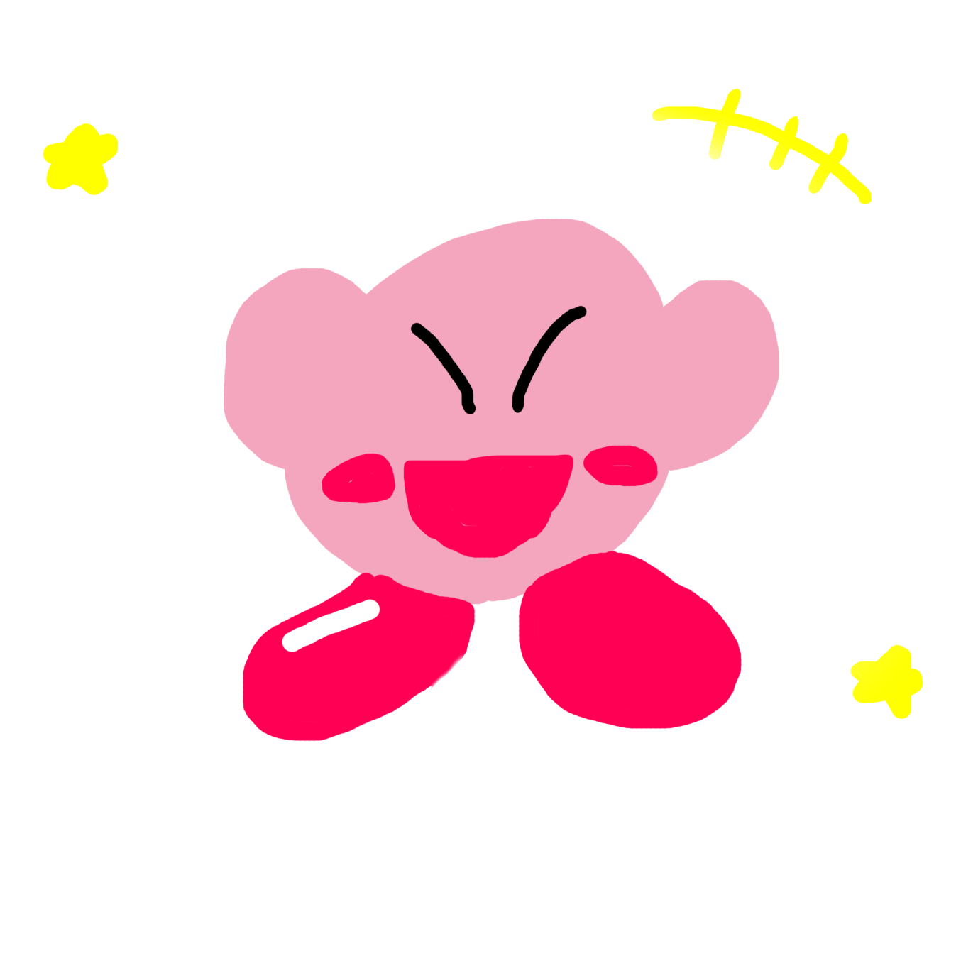 カービィ手書き( ⊃'-'⊂ ) - ibisPaint