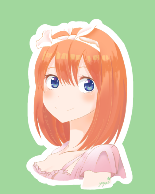 2作目 【描いてみた】五等分の花嫁 中野四葉 - ibisPaint