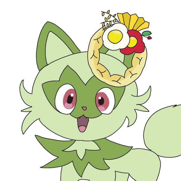 お正月ニャオハ