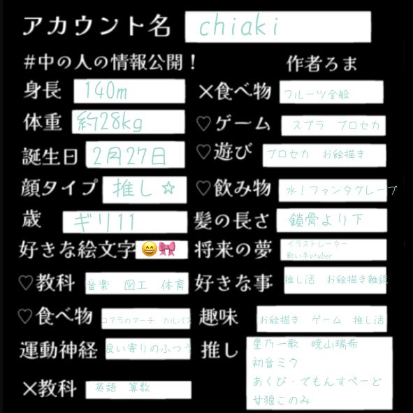 中の人の自己紹介！ - ibisPaint