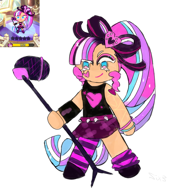 I got her so I drew her