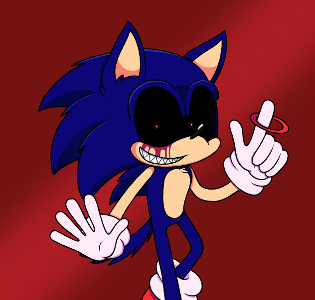 Sonic.EXE Fnf ans sonic exe fanart