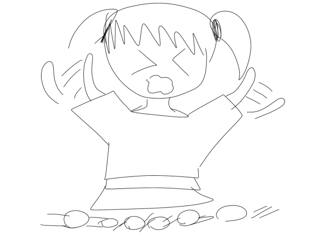 おろおろあわあわしている様子