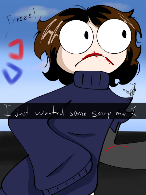 She stole the Mailman Soup