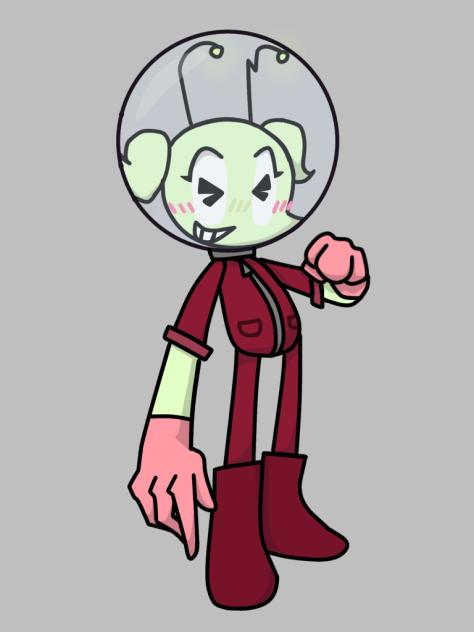 Alien girl oc
