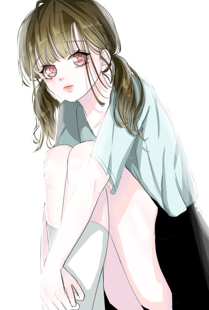 여자아이.