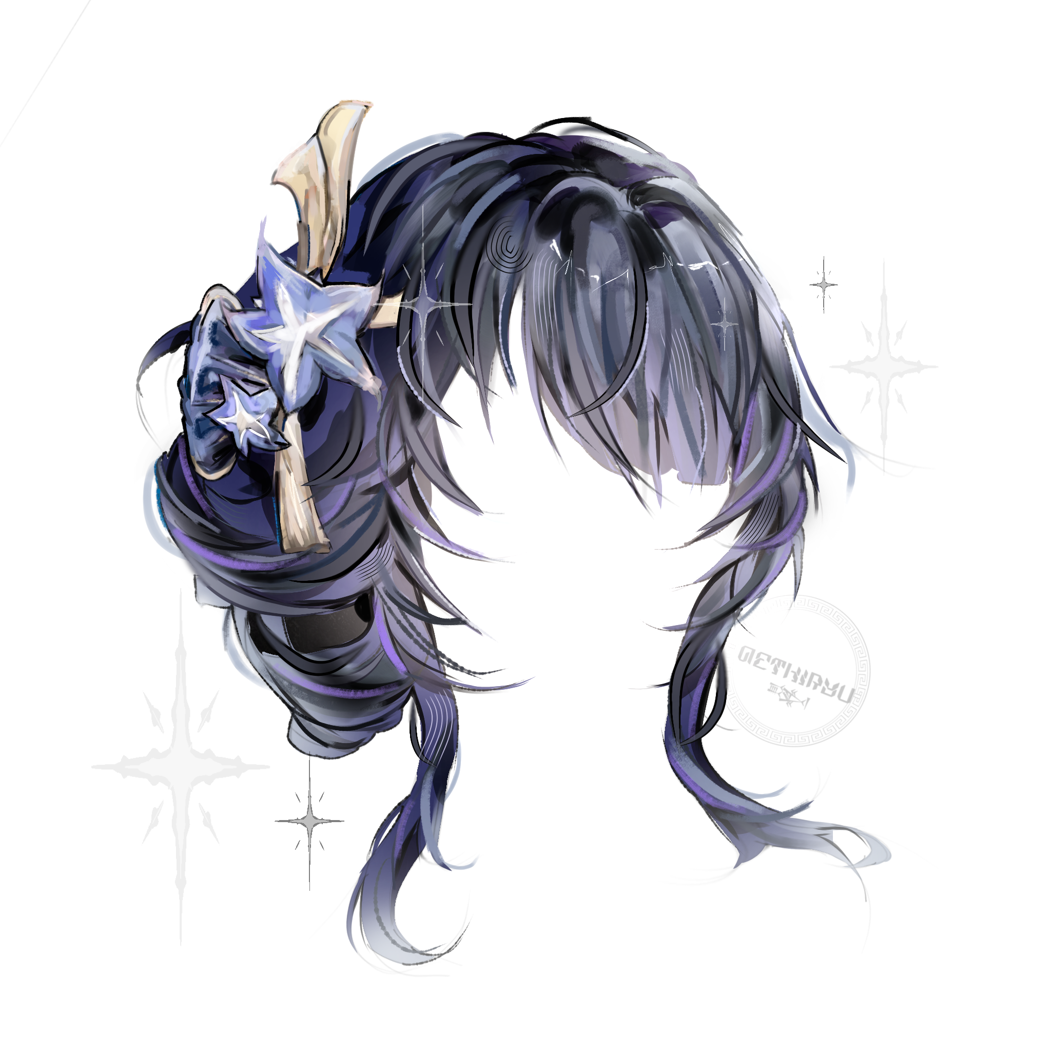 Hair rendering - ibisPaint