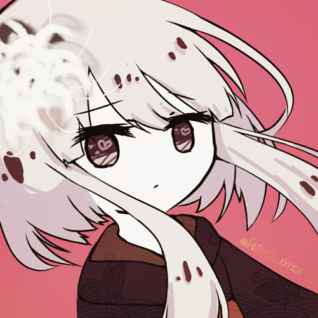 曼珠沙華ちゃん白　落書き