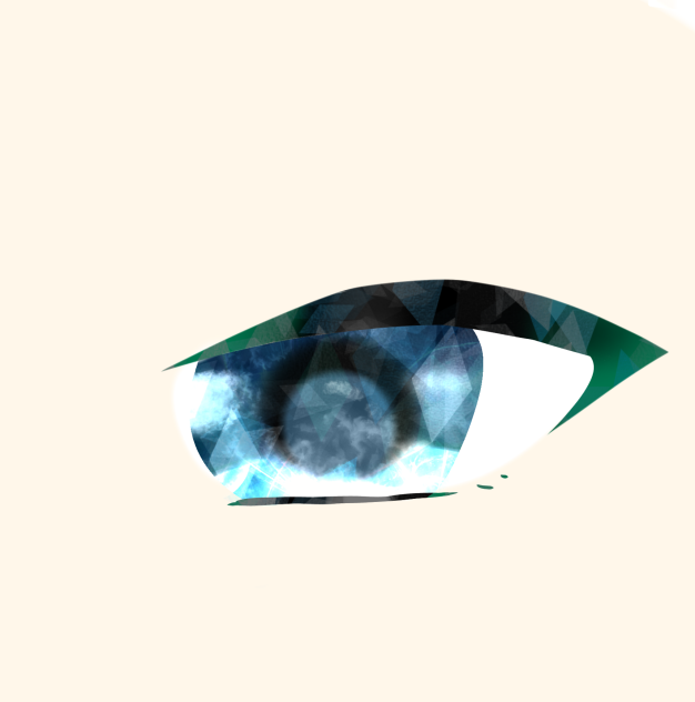 自分風目の描き方👀