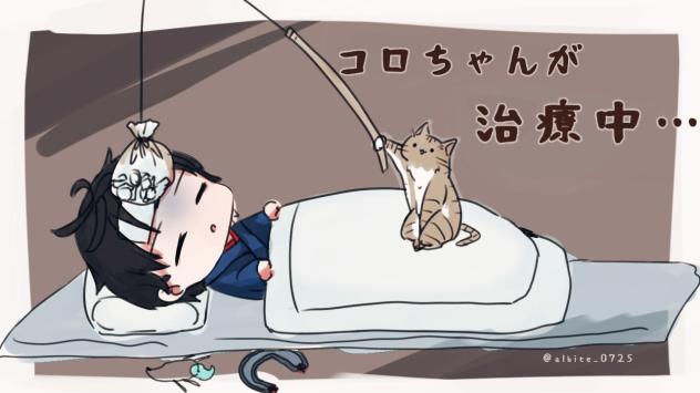 サンキューさんを治すコロちゃん