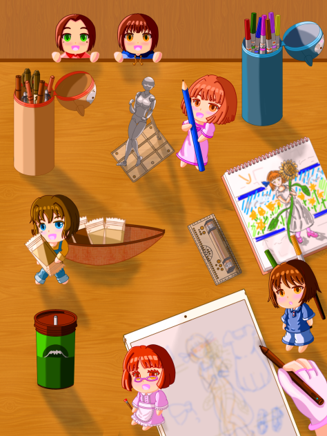 『お絵描き』応援隊