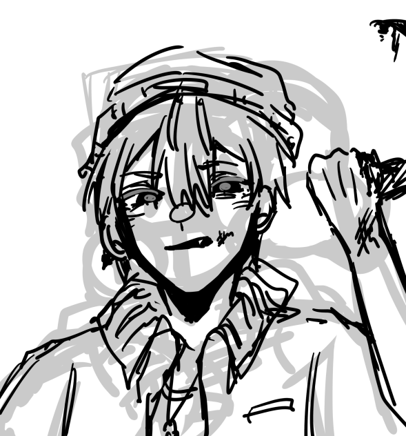 下描き('∇^d)☆