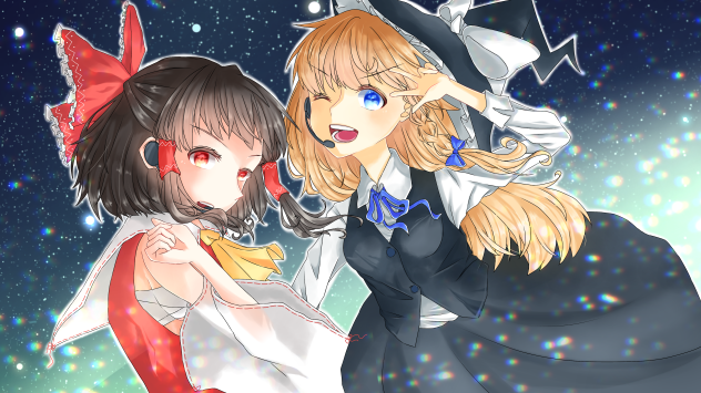 霊夢と魔理沙 加筆ver