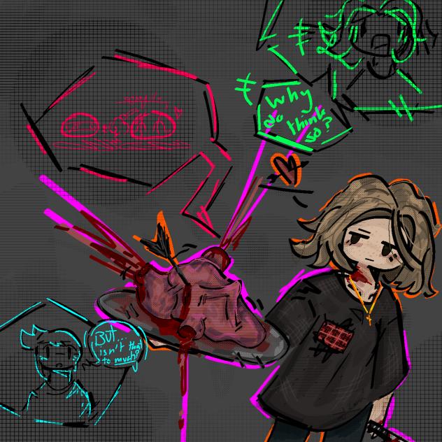 I made you something to eat (•v•)♡ TW