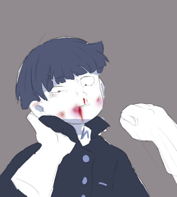 ボコられるモブくん