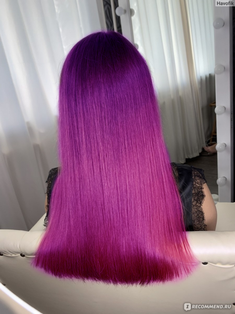 волосы фиол
