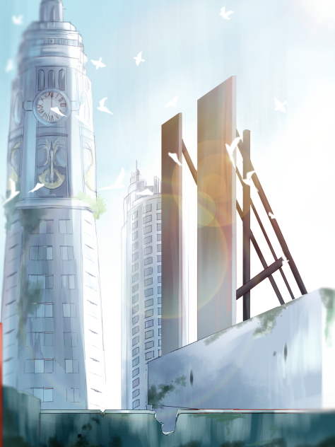向こう側へ。　背景