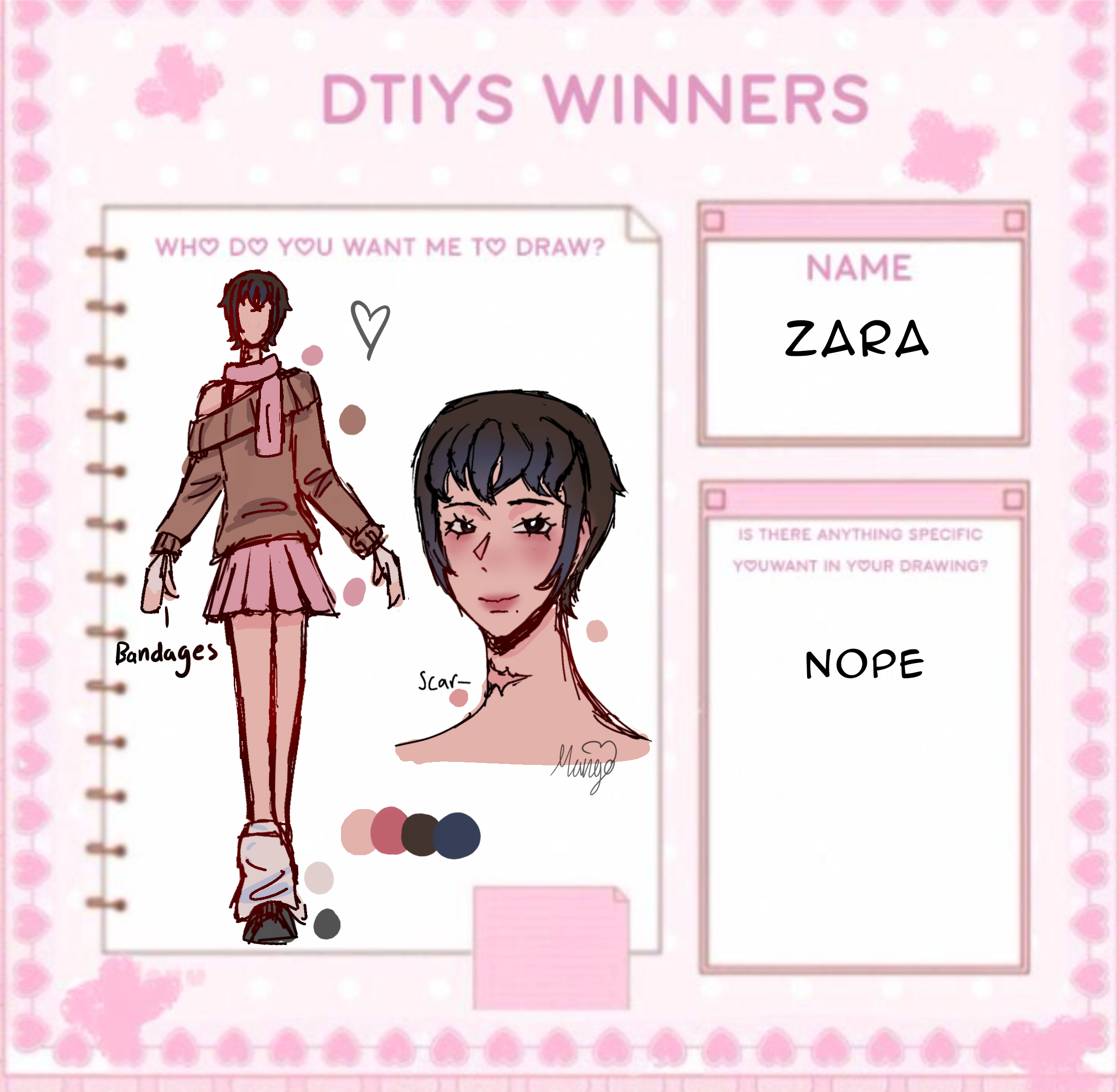 Nyxelle's winner sheet - ibisPaint