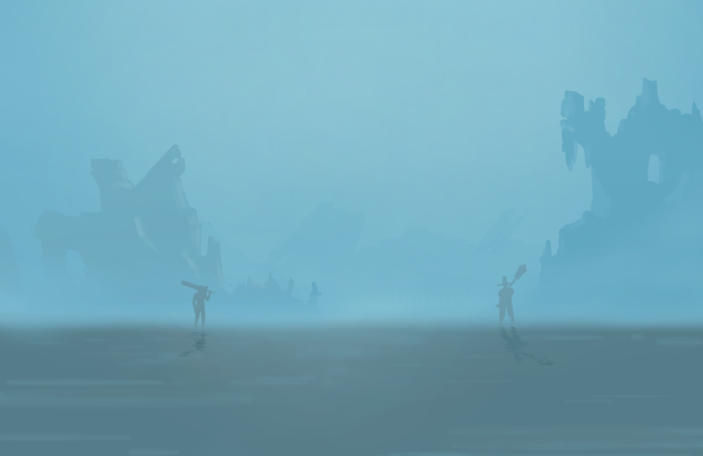 duel under the mist