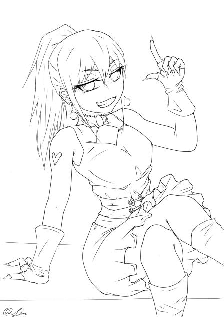 Witch🪄（塗り絵用線画）