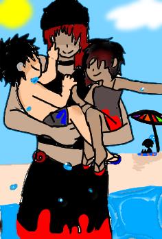 swim party with the fam