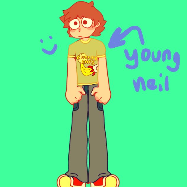 Young Neil from Scott pilgrim!!