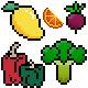 Various plants and vegetables Pixels 4