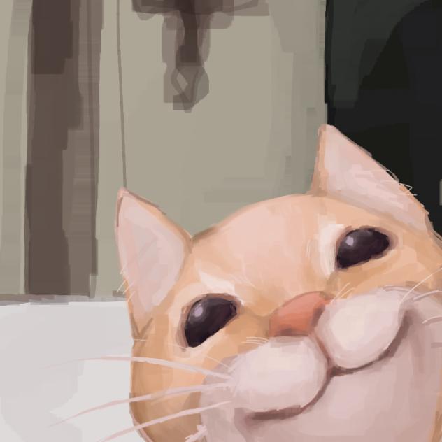 Kitty cat smiling at u