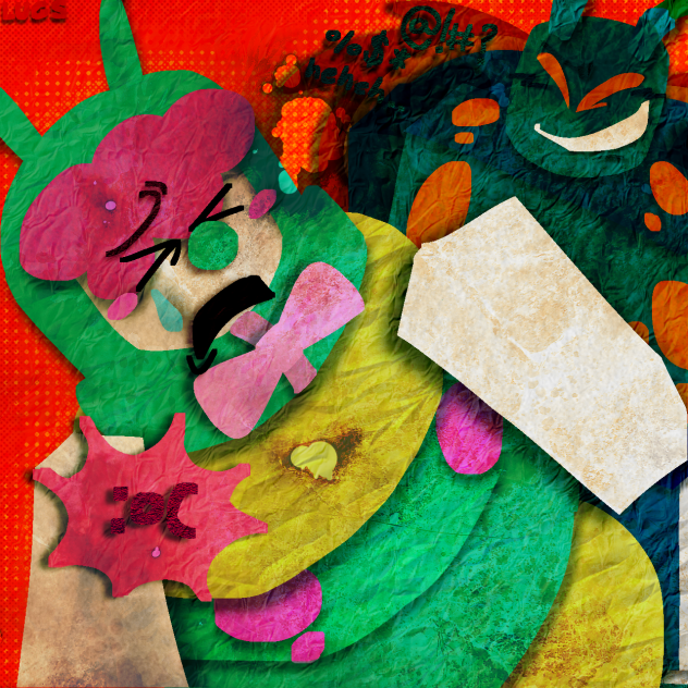 PILBY AND MY REGRETEVATOR OC MANTI