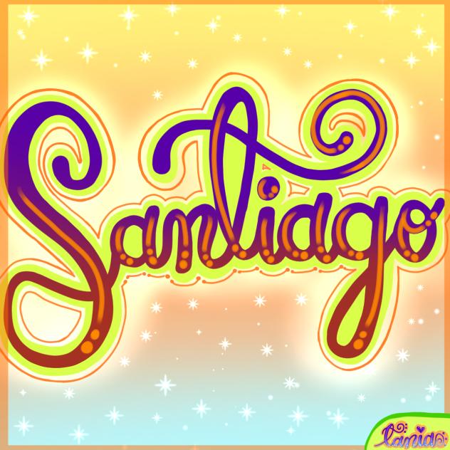 Lettering Santiago