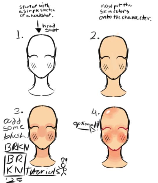 skin🏻 shading🔅 tutorial 📚