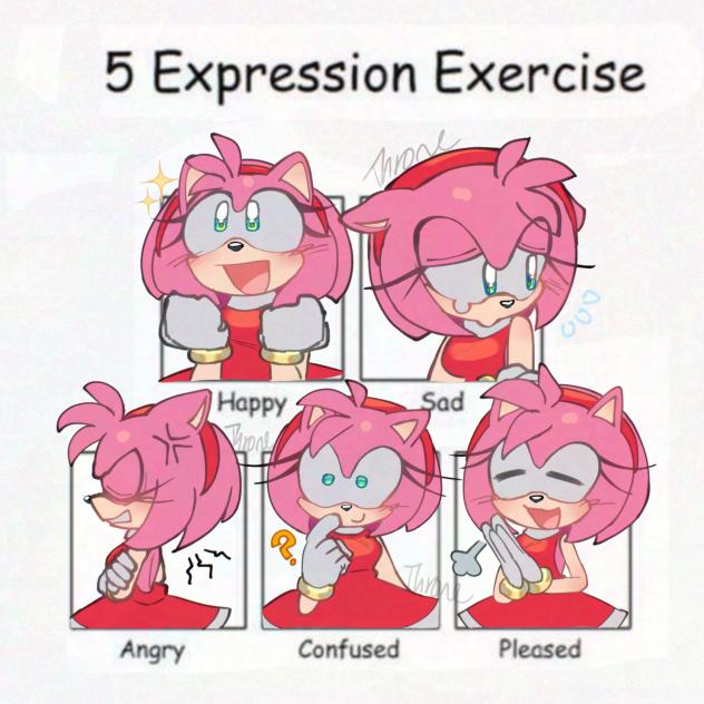 5 Expression Exercise (ft. Amy)