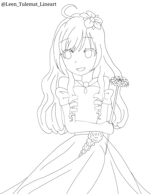 Princess (ぬりえ)