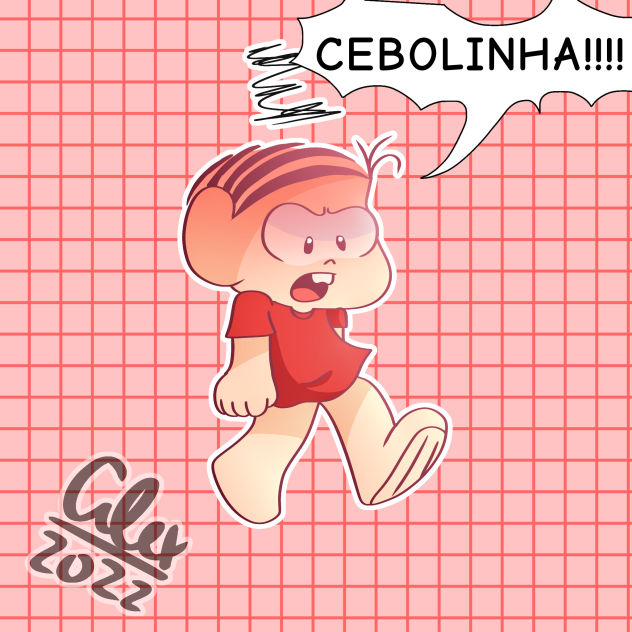 Tentei desenhar a Mônica