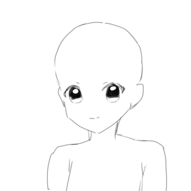 まばたき(ラフ)