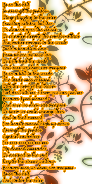 A poem 13 (a song 2)
