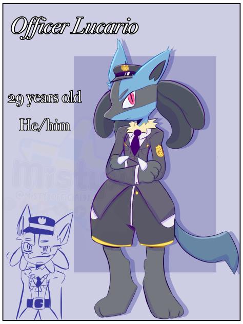 Officer Lucario OC