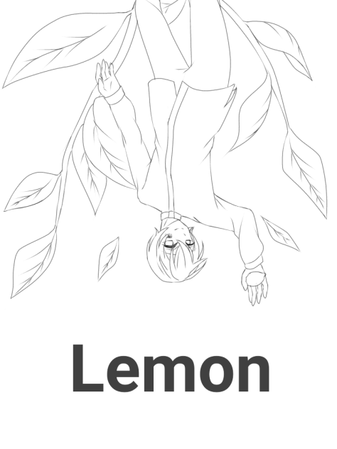 Lemon verまふまふ【線画】