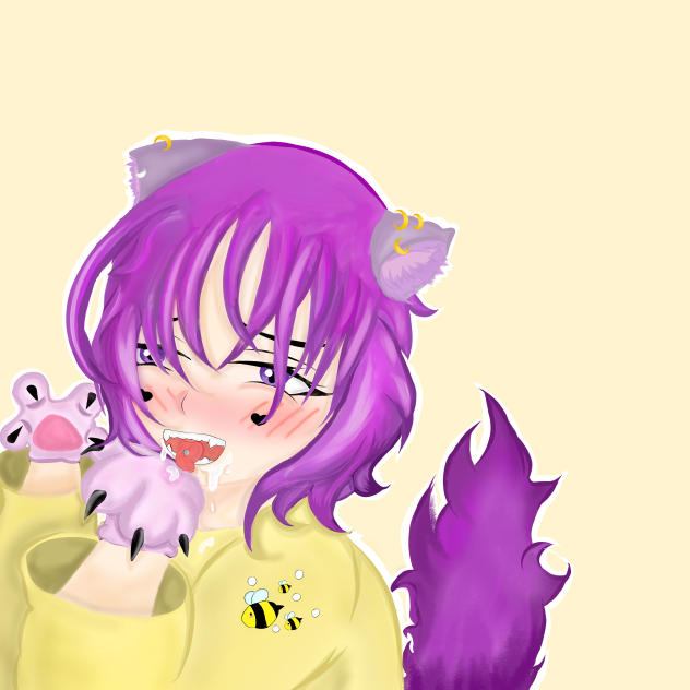 cute cat - ibisPaint